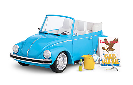 american girl doll VW bug