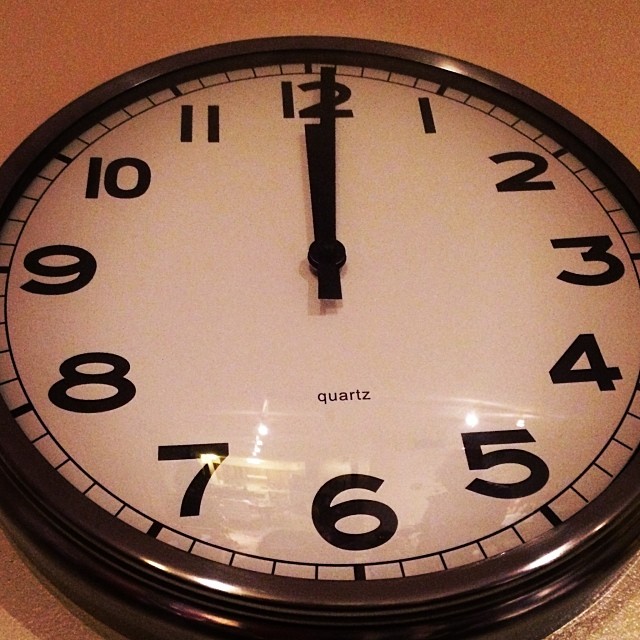 clock at midnight | Mom-101