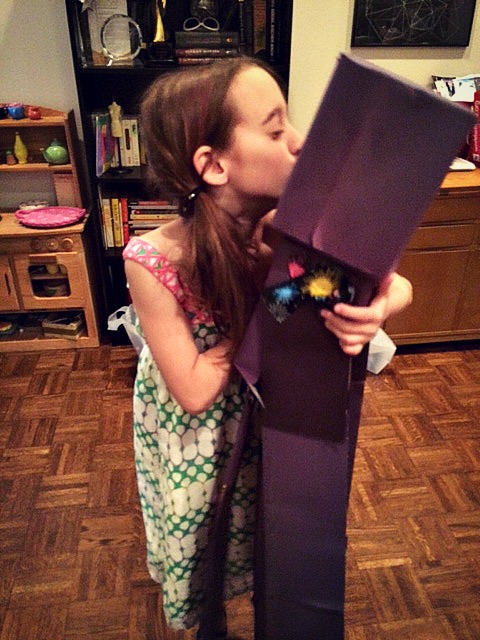 T and her enderman ©mom101