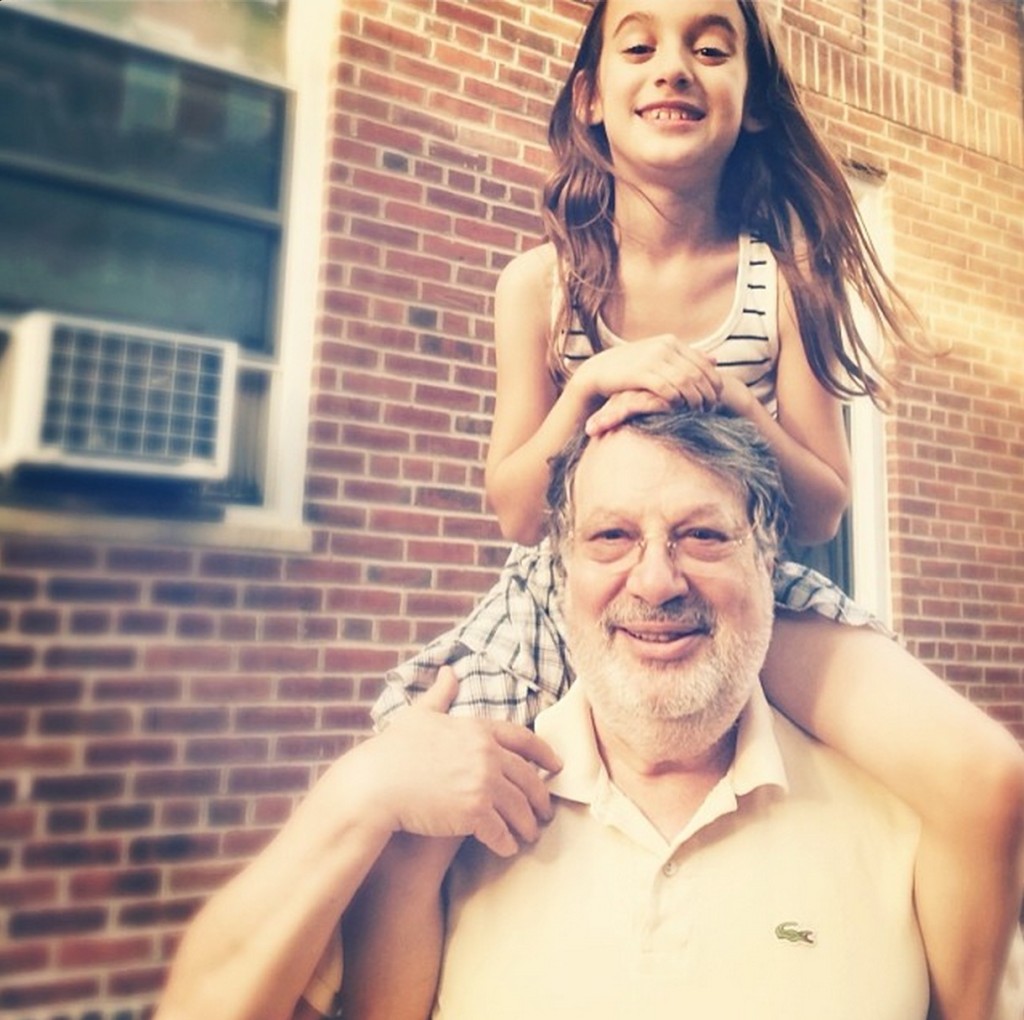 Thalia and Grandpa 2014 | Mom101
